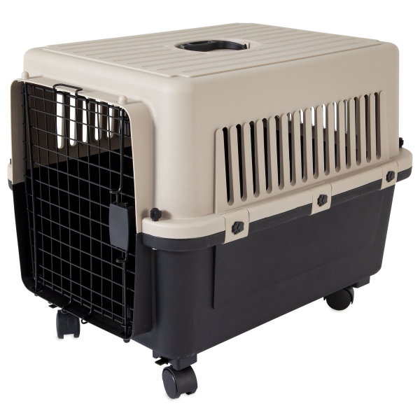 Precision 300 Cargo Kennel 27x20x19" Tan/Black Pan Pacific Pet