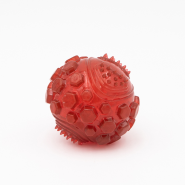 ZippyPaws Holiday ZippyTuff Squeaker Ball Red Large