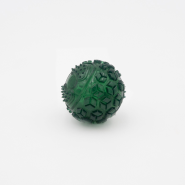 ZippyPaws Holiday ZippyTuff Squeaker Ball Green Small