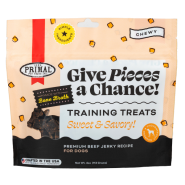 Primal Dog Treats Give Pieces a Chance Beef w/Broth 4oz