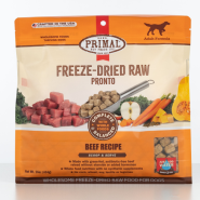Primal Dog Freeze Dried Beef Pronto 16 oz