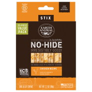 Earth Animal Dog/Cat NoHide Chew Stix Chicken 20pk