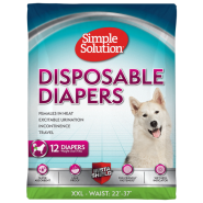 Simple Solution Disposable Diapers XXL 12pk