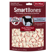 SmartBones Classic Bone Chews Chicken MINI 24 pk
