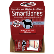 SmartBones Classic Bone Chews Chicken MINI Display 30 ct