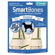 SmartBones Dental Chews Chicken LG 3 pk