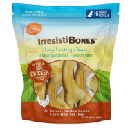 Canine Naturals IrresistiBones Chicken Reg 4.5" 6pk