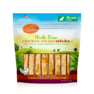 --Currently Unavailable-- Canine Naturals Hide-Free Chicken Sticks 5" 10 Pk