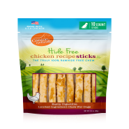 Canine Naturals Hide-Free Chicken Sticks 5" 10 Pk