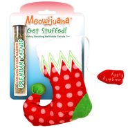 Meowijuana Cat Toy Get Stuffed Holiday Stocking