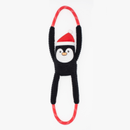 ZippyPaws Holiday RopeTugz Penguin