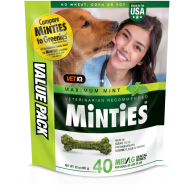 Minties Maximum Mint Dental Bones MD/ LG 32 oz 40 ct