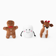 ZippyPaws Holiday Miniz Santa