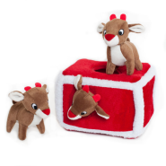 ZippyPaws Holiday Burrow Reindeer Pen