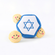 ZippyPaws Holiday Hanukka Burrow Star of David