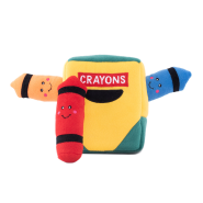 ZippyPaws Burrow Squeaker Toy Crayon Box
