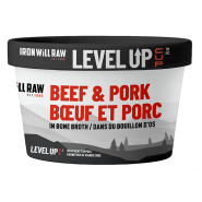 Iron Will Raw Dog Cup Beef & Pork 4oz