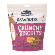 NB Dog Treats Rewards Crunchy Biscuits Venison 28 oz