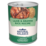 NB LID Dog Lamb & Brown Rice 12/13 oz