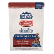NB Dog LID Freeze-Dried Raw Beef & Brown Rice 13 oz