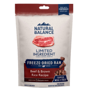 NB Dog LID Freeze-Dried Raw Beef & Brown Rice 6 oz