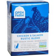 Open Farm Cat Chicken & Salmon Rustic Blend 12/5.5 oz