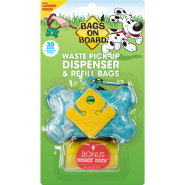 Bags On Board Bone Dispenser Turquoise Marble 30 bags