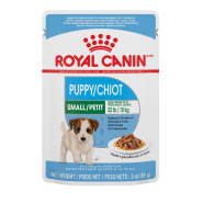 RC SHN Small Puppy Chunks in Gravy Pouch 12/85 gm