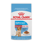 RC SHN Medium Puppy Chunks in Gravy Pouch 10/140 gm