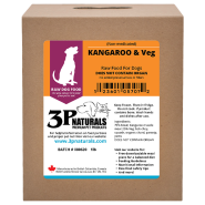 3P Naturals Dog Non-Medicated Kangaroo & Veg 5/1lb