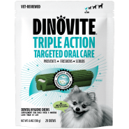 Dinovite Dog Dental Chew Tiny 20ct