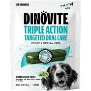 Dinovite Dog Dental Chew Medium 5ct