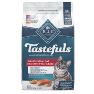Blue Cat Tastefuls Adult Indoor Salmon & Brown Rice 15 lb