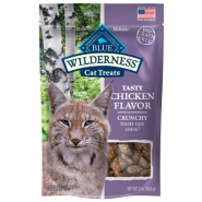 Blue Wilderness GF Cat Crunchy Treats Chicken 2 oz