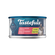 Blue Cat Tastefuls Adult Salmon Flaked in Gravy 24/3oz