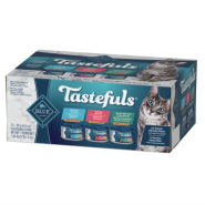 Blue Cat Tastefuls Adlt VrtyPk Slm/Chk/OcFshTuna Pate 12/3oz