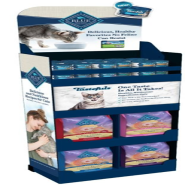 Blue Cat PDQ Displayer Tastefuls & Dry 72 pc