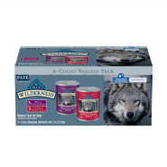 Blue Dog Wilderness Adult VrtyPk Beef/Chk&Slm/Chk 6/12.5oz