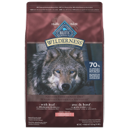 Blue Dog Wilderness High Protein +WG LgBreed Adult Beef 24lb