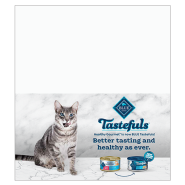 Blue Cat Tastefuls Shelf Talker 4x9"
