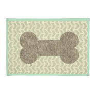 Bella Fashion Feeding Mat Geo Bones Aqua