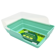 Oxbow Enriched Life Litter Pan Rectangle w Removable Shield
