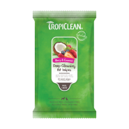 TropiClean Deep Cleaning Wipes Berry & Coconut 20 pk