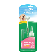 TropiClean Fresh Breath Oral Care Brushing Kit Puppy 2oz