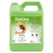 TropiClean 2-in-1 Shampoo & Conditioner Papaya&Coconut 1 gal