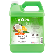 TropiClean Flea & Tick Relief Shampoo Neem & Citrus 1 gal