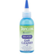 TropiClean Dual Action Cleansing+Drying Ear Cleaner 4 oz