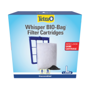 Tetra Whisper Bio Bag Cartridge Unassembled LG 8 pk