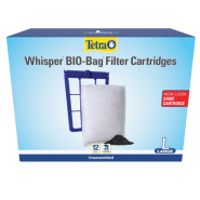 Tetra Whisper Bio Bag Cartridge Unassembled LG 12 pk