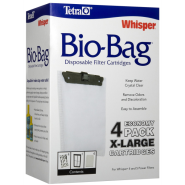 Tetra Whisper Bio Bag Cartridge Unassembled XL 4 pk